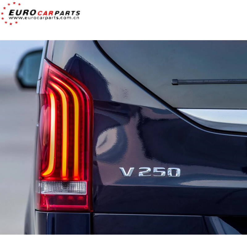Задняя фара W447 для V-class W447, все годы, V220, V250, V260, Vito, w447 ABS со светодиодным задним фонарем