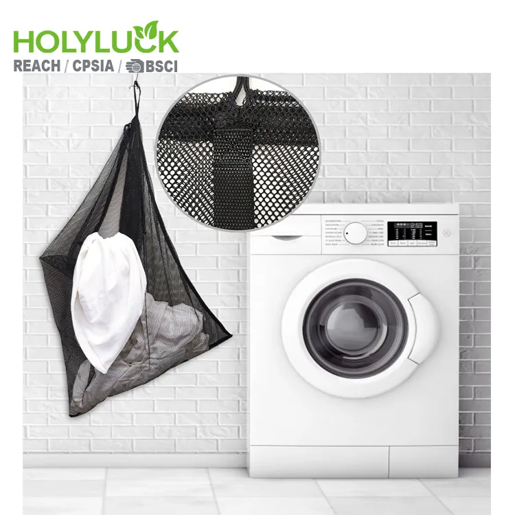 Commercial Sturdy Mesh Laundry Bag Heavy Duty Drawstring Bag Storage Bagf For College Dorm Travel And Apartment Dwellers