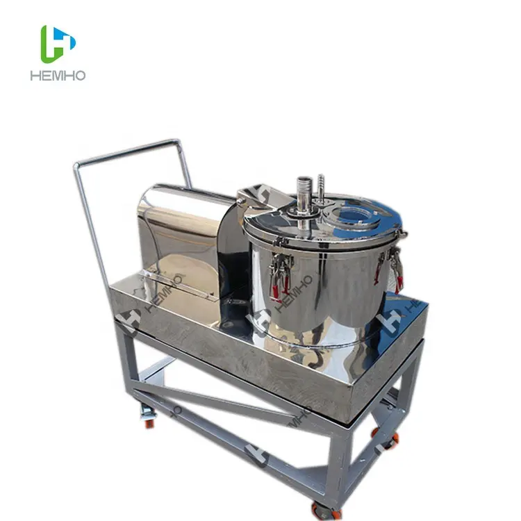 10000rpm Water Solid Separator Filter Bag Water Leaning Centrifuge Separator Machine