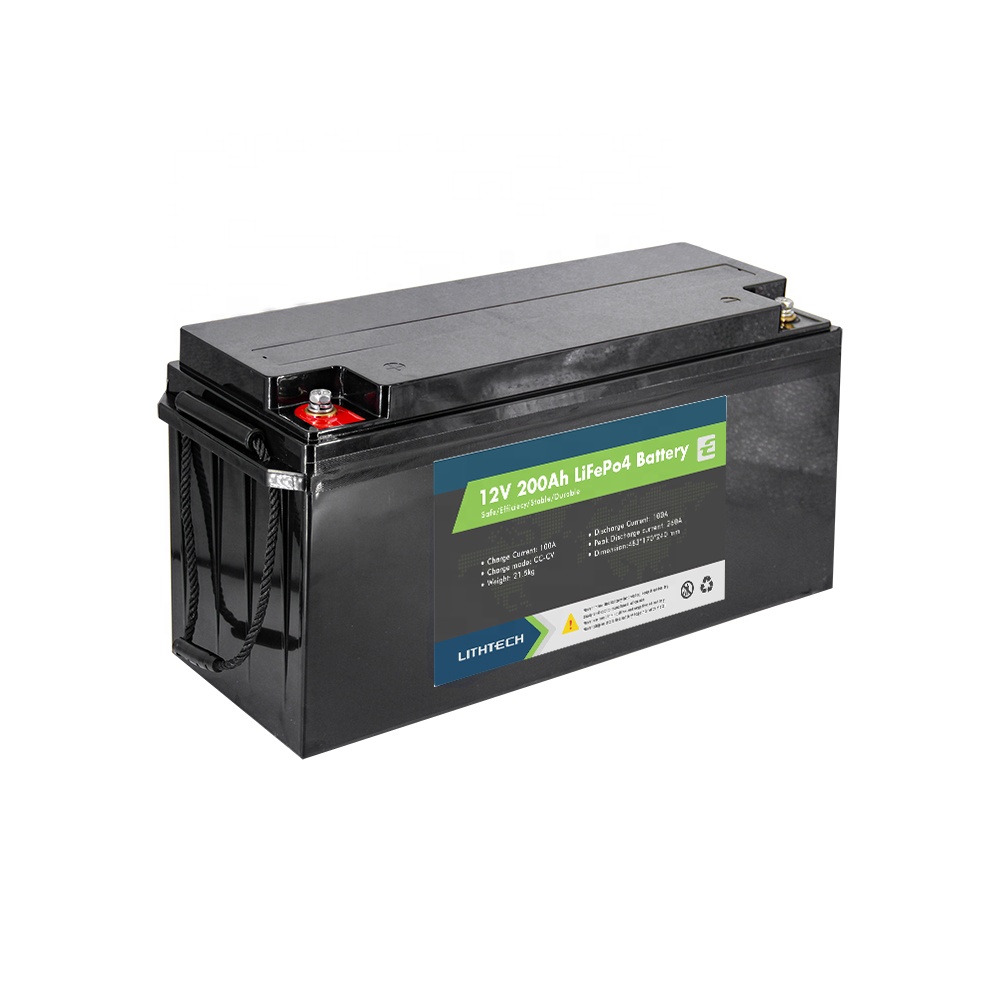 Литий-ионный аккумулятор Lithtech TE12300, 12 В, 12,8 Ач