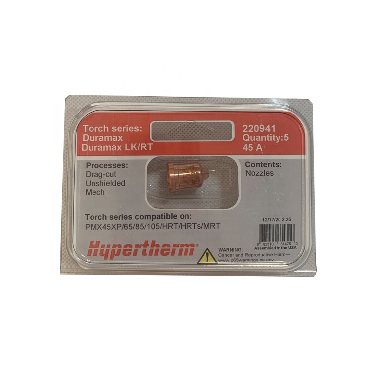 Оригинальный плазменный резак Hypertherm 45x, Расходные насадки, цена 220941