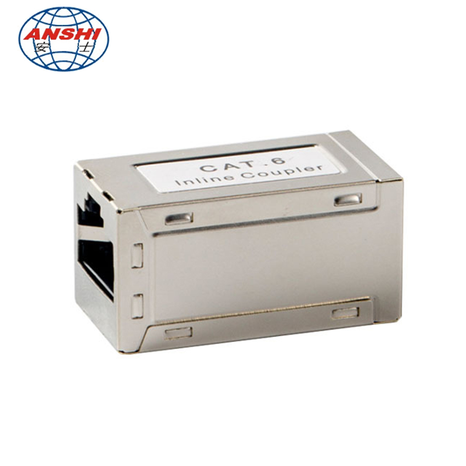 ANSHI RJ45 Cat5e Cat6 Cat6A STP FTP 8P8C гнездовой разъем, встроенный соединитель Keystone Jack