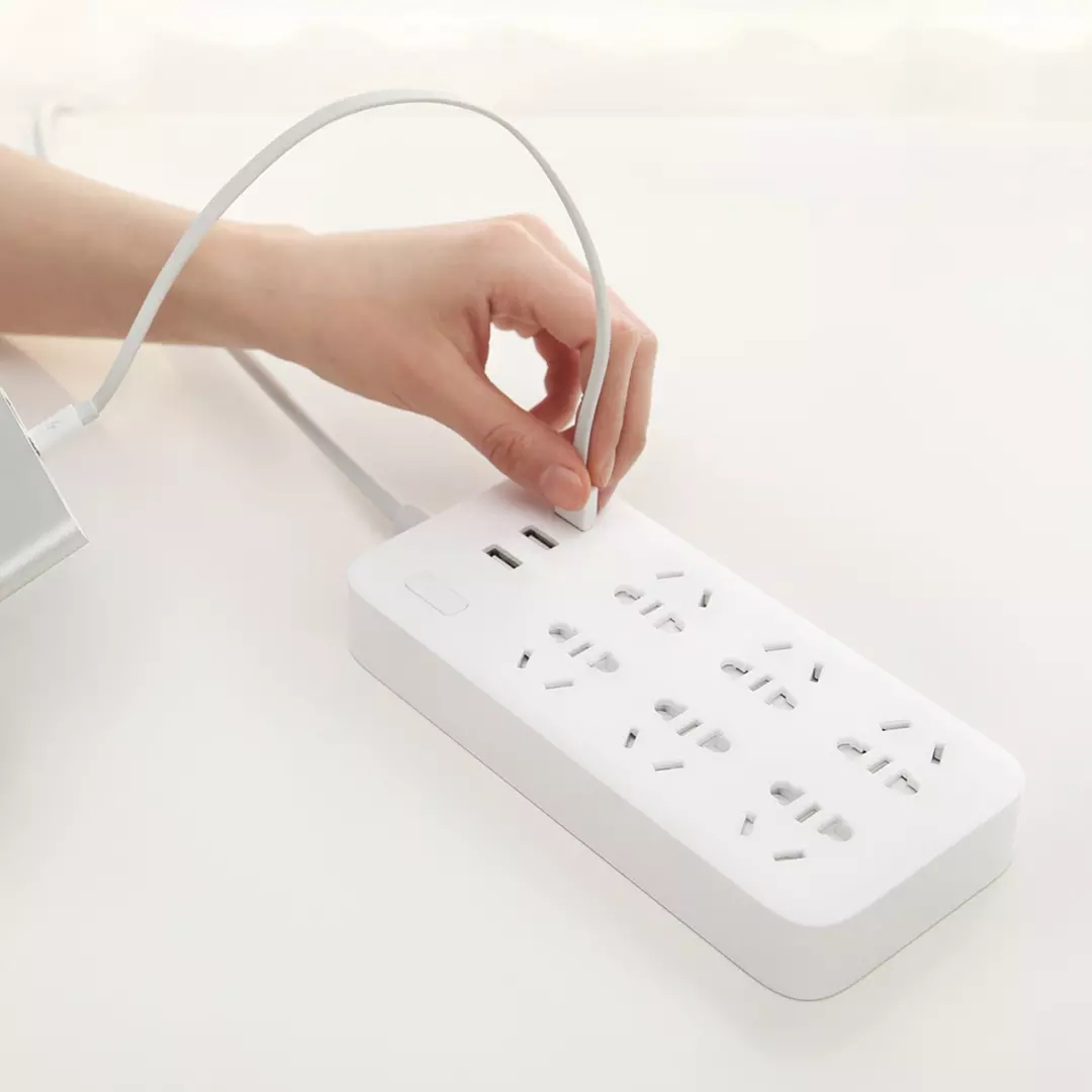 Original Xiaomi Power Strip Smart Fast Charging 3 USB 6 Socket Outlets Socket Adapter Mijia Power strip