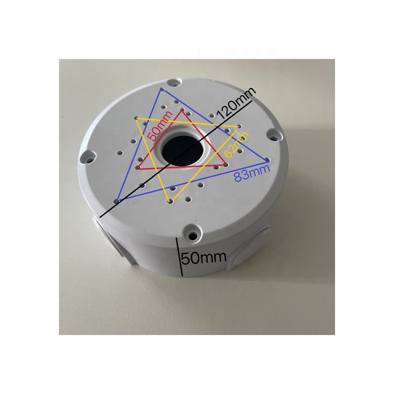 Пластиковая потолочная Mount CCTV камеры видеонаблюдения купольная камера кронштейны распределительная коробка Скрытый Кабель
