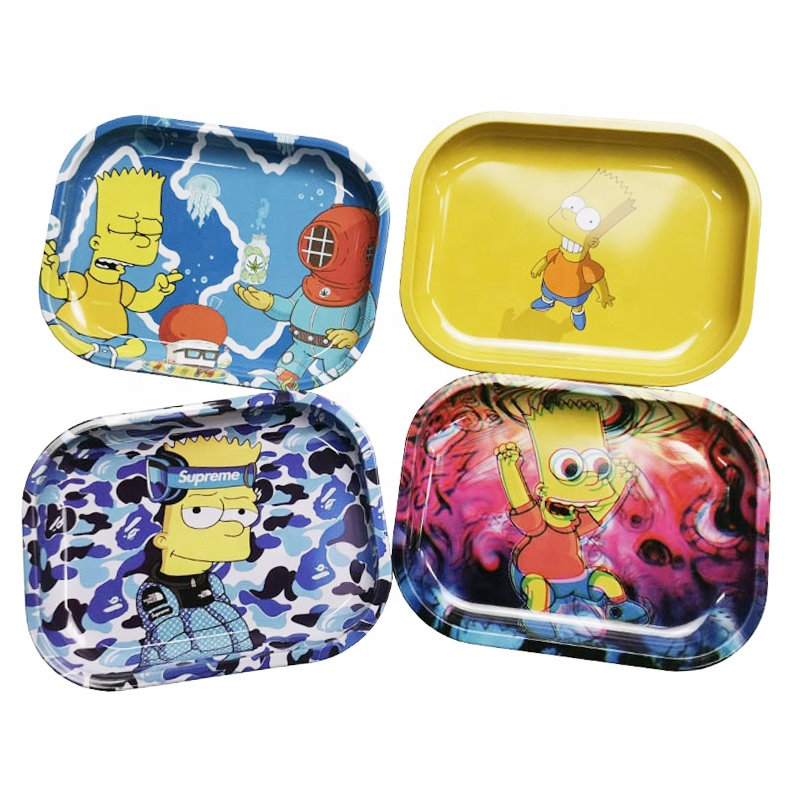 Metal Custom 3D Portable Small Mini Wholesale Weed Rolling Tray Custom Logo Rolling Tray Manufacturers