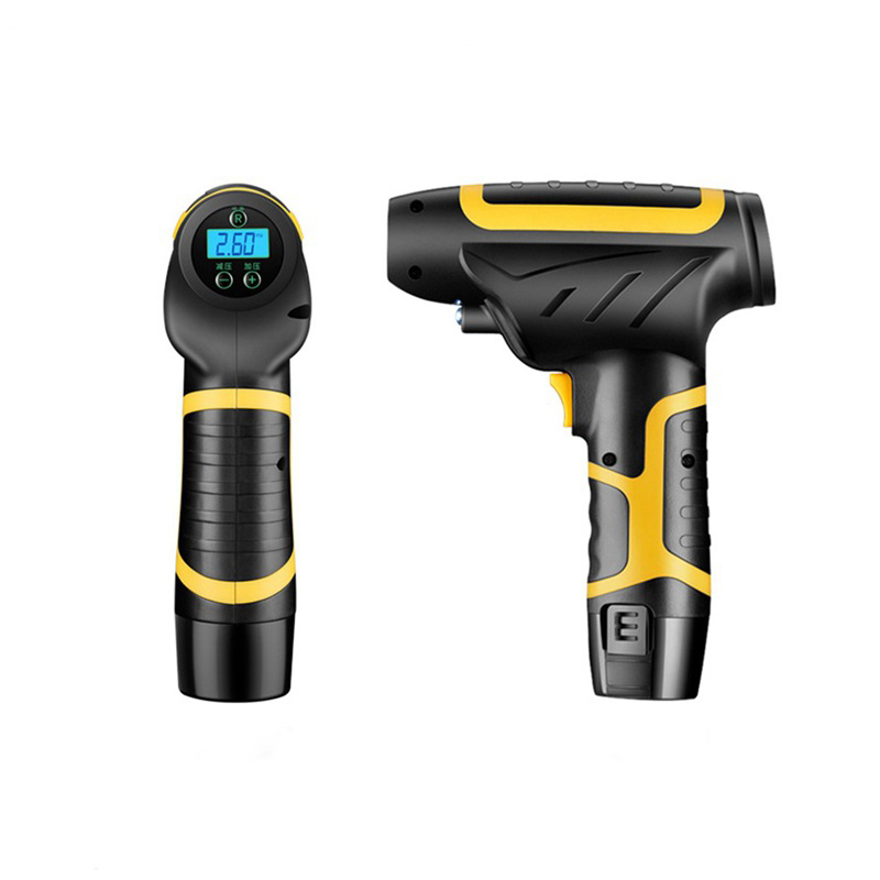 2020 LED light Portable handheld Cordless Auto Tyre air inflator Pump Car Air Compressor rechargeable car air pump