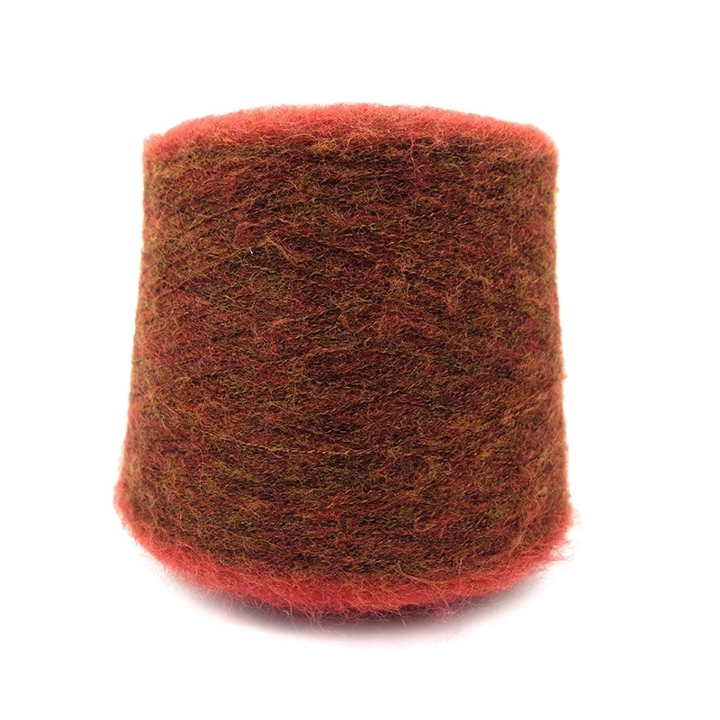 Smart kids soft mohair wool blend 12.5NM nep fluffy fancy yarn