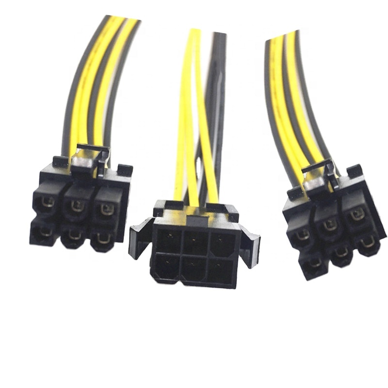 6Pin Connector Sever Power Supply Cable PCIe Express for P3 S7 S9 S11 Bitmain Miner Machine cable
