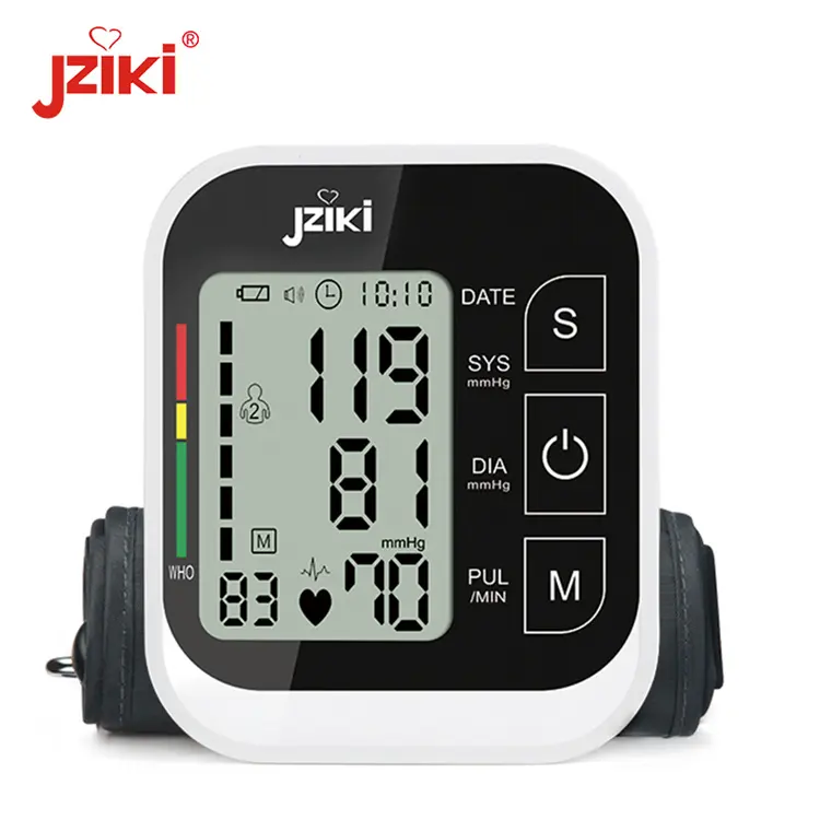 JZIKI Wholesale Price Automatic Arm Blood Pressure Monitor with Cuff
