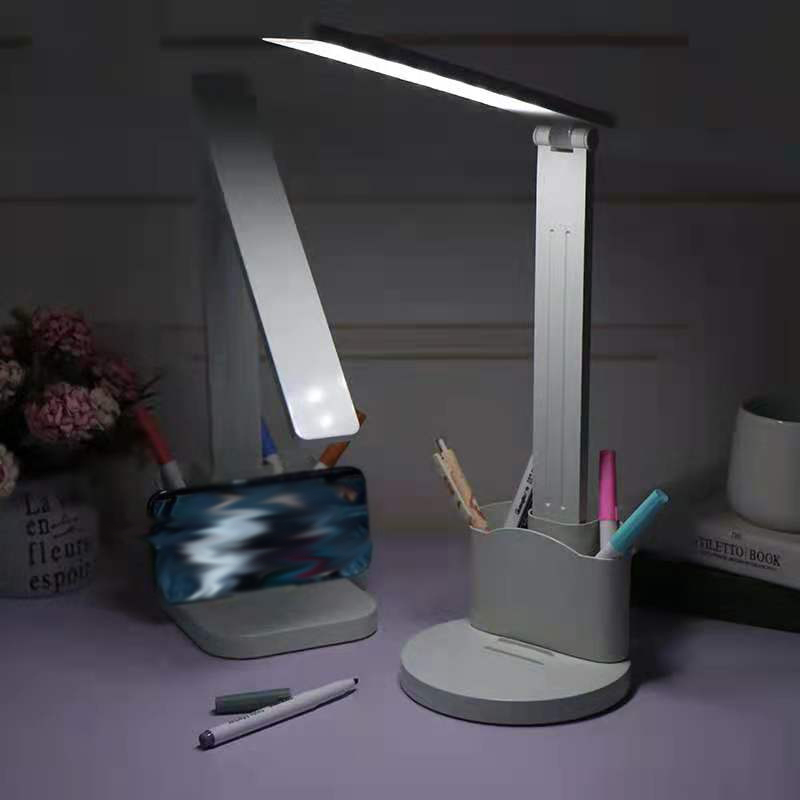 Fashion Design OEM 7W DC5V Led Table Lamp Modern Touch Control Desk Top With Three Block Dimming