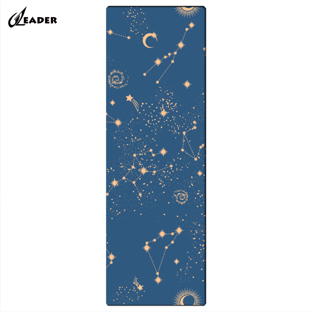 Kids Cheap Printed Large Thick Natural Rubber Suede Round Foldable Custom Eco Friendly Yoga Mat With Logo