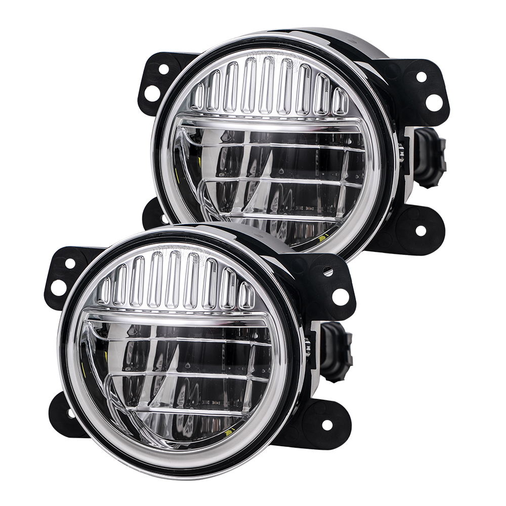 ACTEAM mini laser 4 inch led fog lights atvs single beam motor bike accessories offroad led drive light