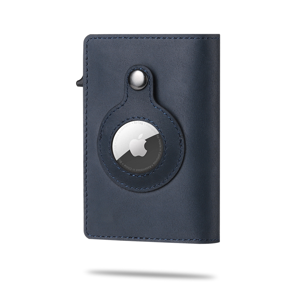 Новый защитный чехол для Apple Airtag, чехол с Bluetooth-трекером, чехол с RFID-меткой, алюминиевый минималистский кошелек