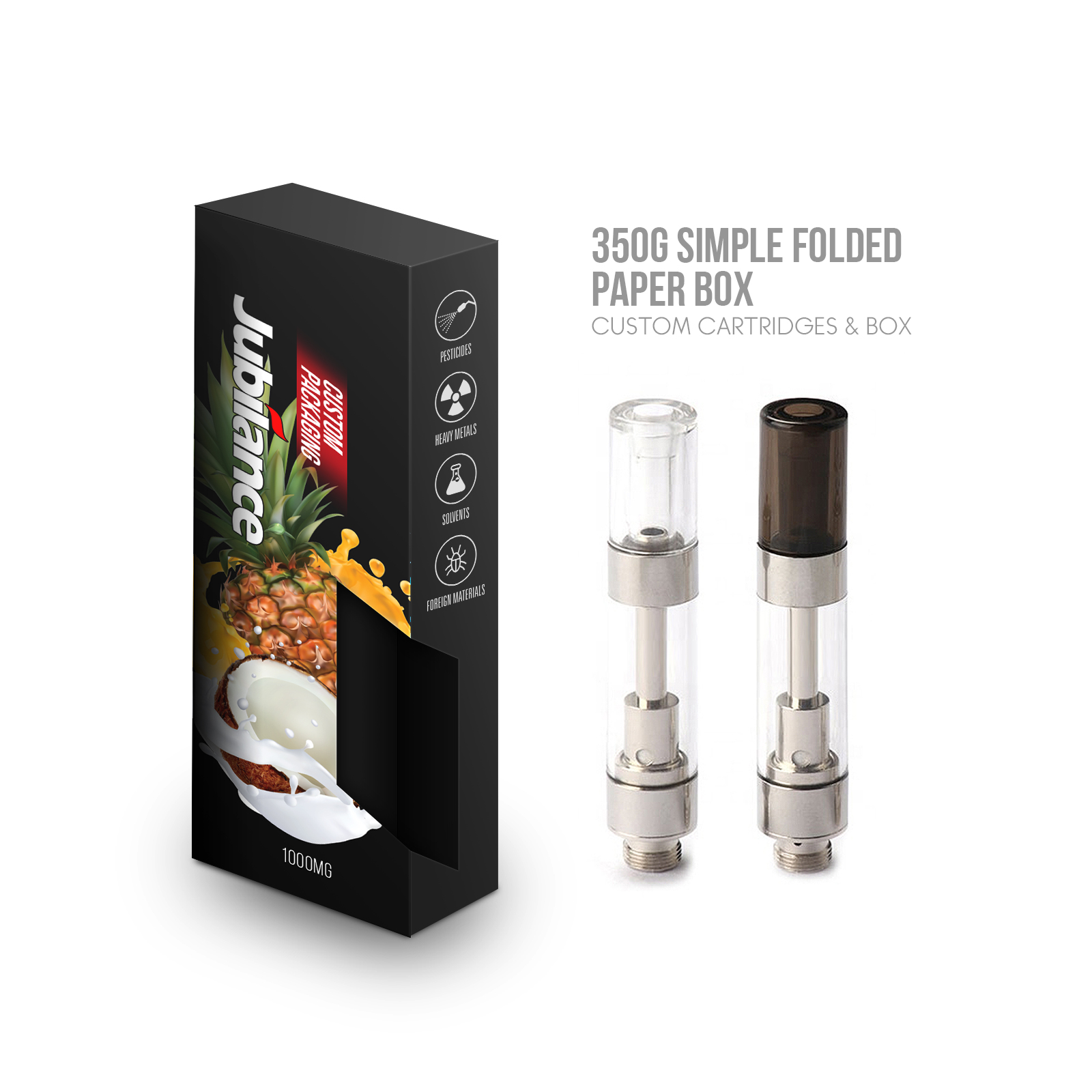 Xjbliss custom push press lock in mouthpiece 0,5 мл/1 мл стеклянная электронная сигарета pen CBD картридж 510 нержавеющие картриджи для электронных сигарет