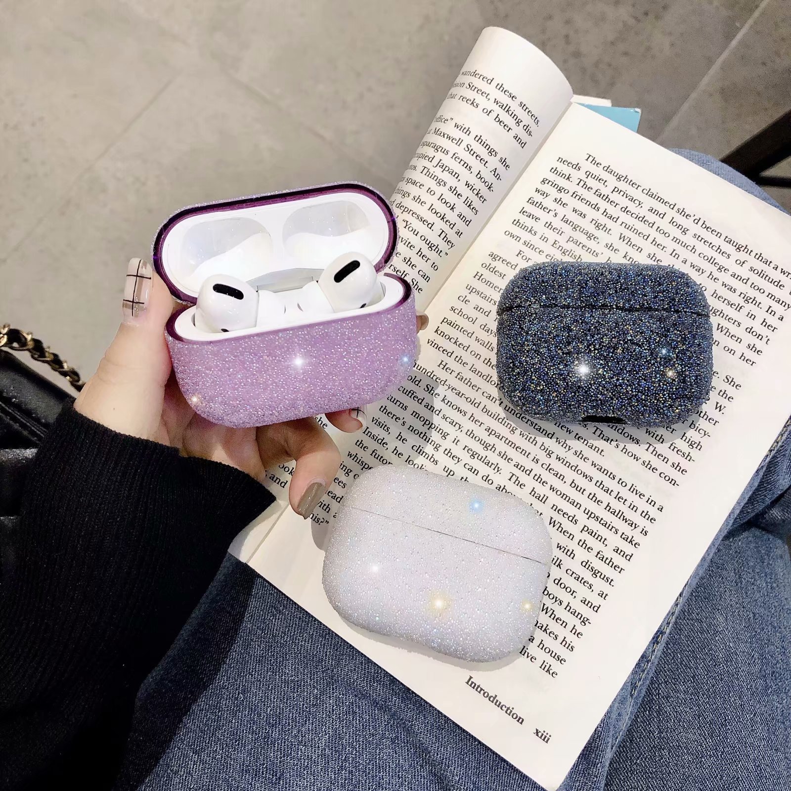 Новый чехол для Airpods Pro, роскошный блестящий чехол для Airpod 3, защитный Блестящий Модный чехол для наушников