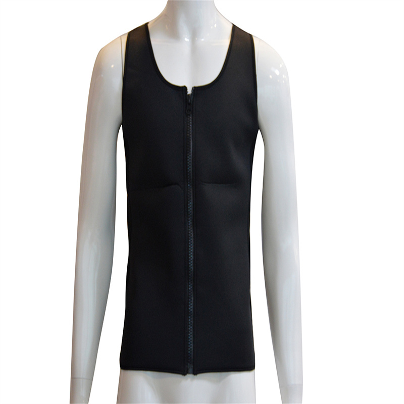 Men Loss Weight Waist Trainer Neoprene Sweat Gym Sports Slimming Vest Amazon Hot
