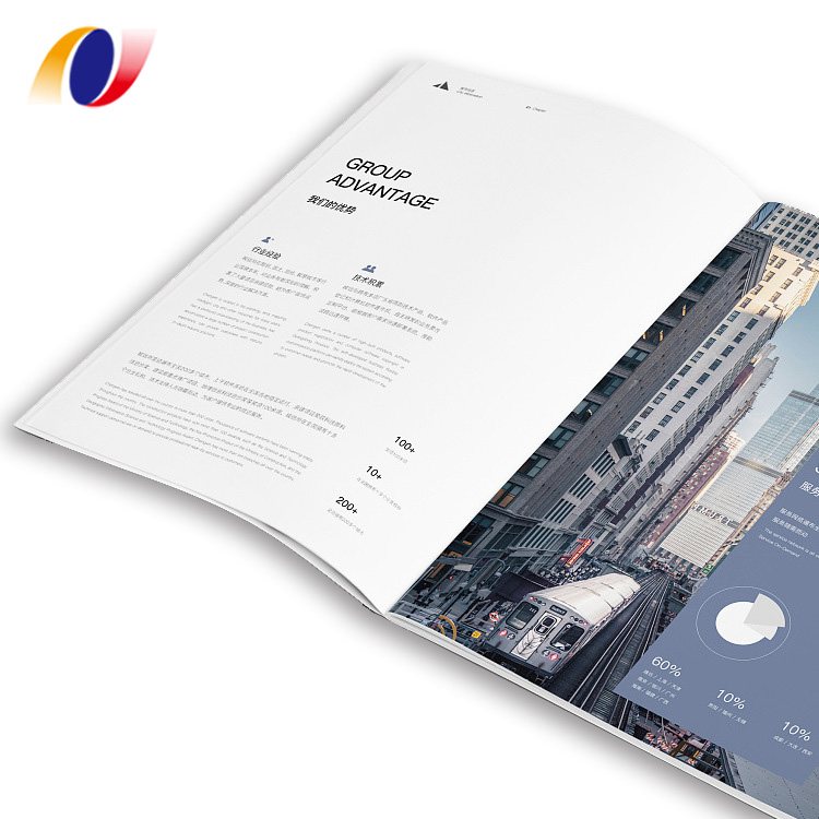 Cheap Quality Wholesale Color Design Bind Booklet Book Brochure Custom Catalogue Printing