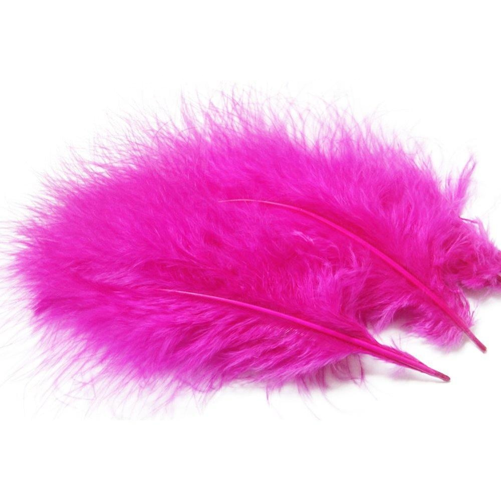 Factory outlet DIY craft colorful turkey marabou feathers for sale