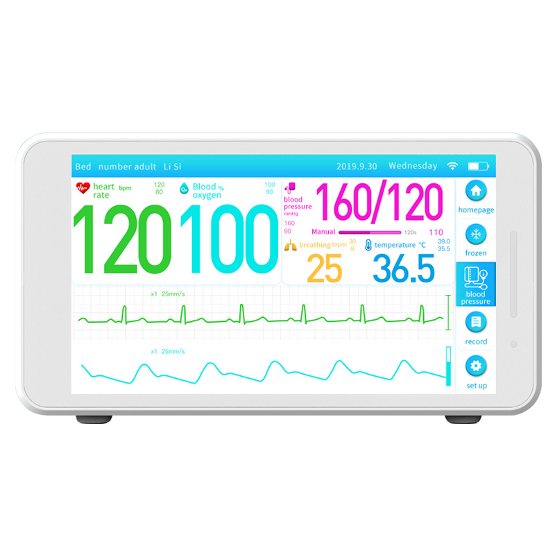 5,5 дюймов мини мобильный портативный Wi-Fi Ecg монитор 3-канальный ЭКГ машина