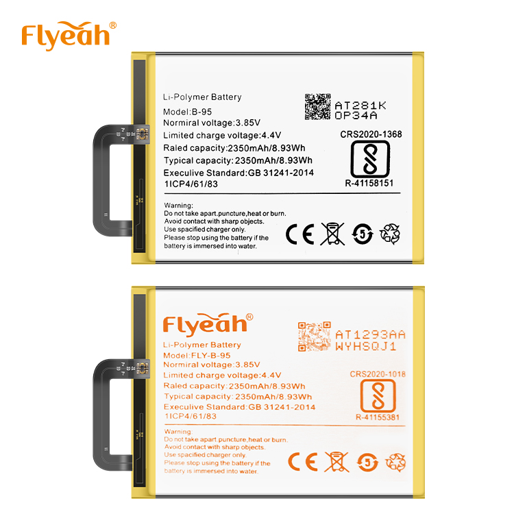 New 0 cycle 2350mAh 8.93Wh battery for VIVO B-95/Y51 mobile phone battery rechargeable