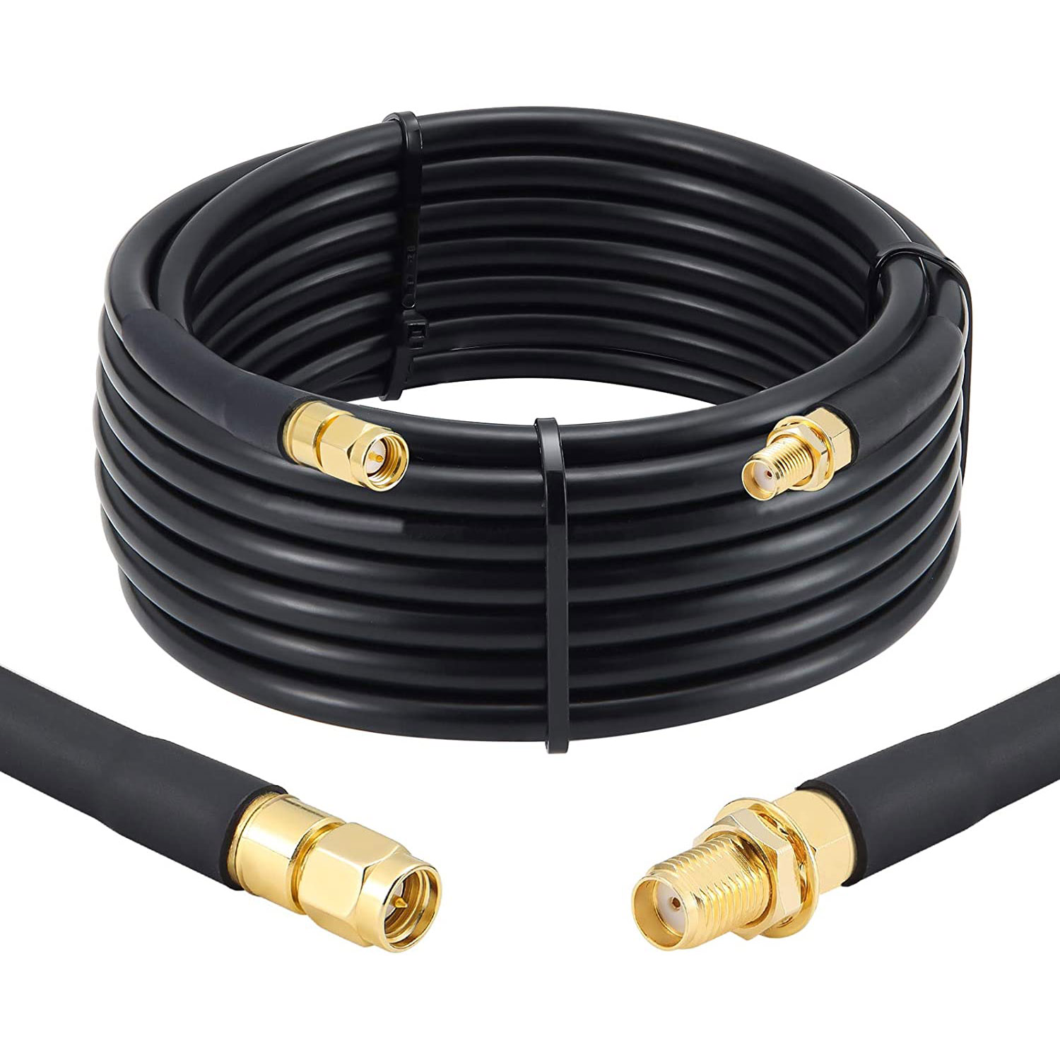 Кабель-удлинитель с гнездом SMA на штекер SMA RF, RG174, 5 м
