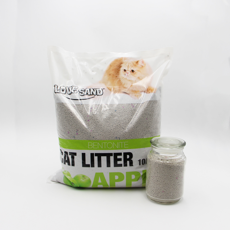 LOVE SAND Fresh Scented Premium Bentonite Cat Litter bulk  Apple 10 L 