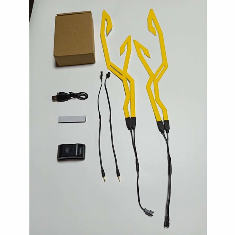 Rechargeable 4 Mode super brightness light helmet high quality light helmet tape led light helmet