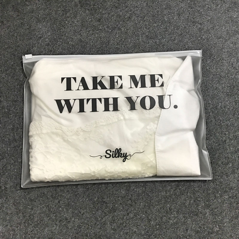 Высокое качество Biodegradable Матовый ПВХ Zip Lock пластиковый мешок, пользовательские купальники для малышек костюмы слайдер молния упаковочн