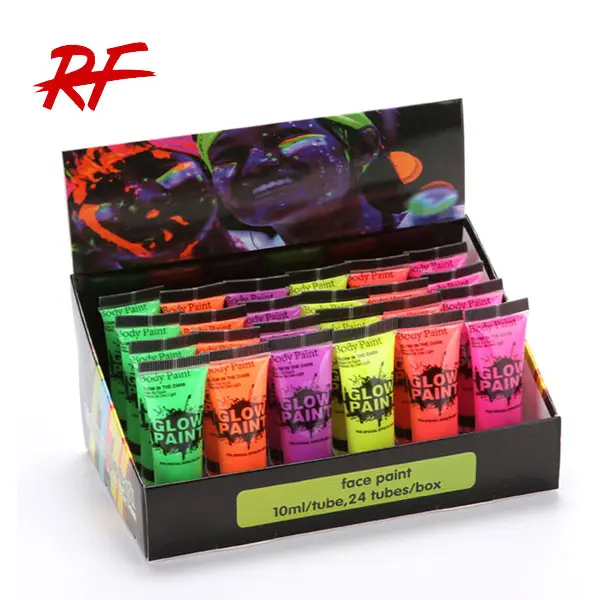 fluorescent tattoo body painting uv neon face glow in the dark face paint