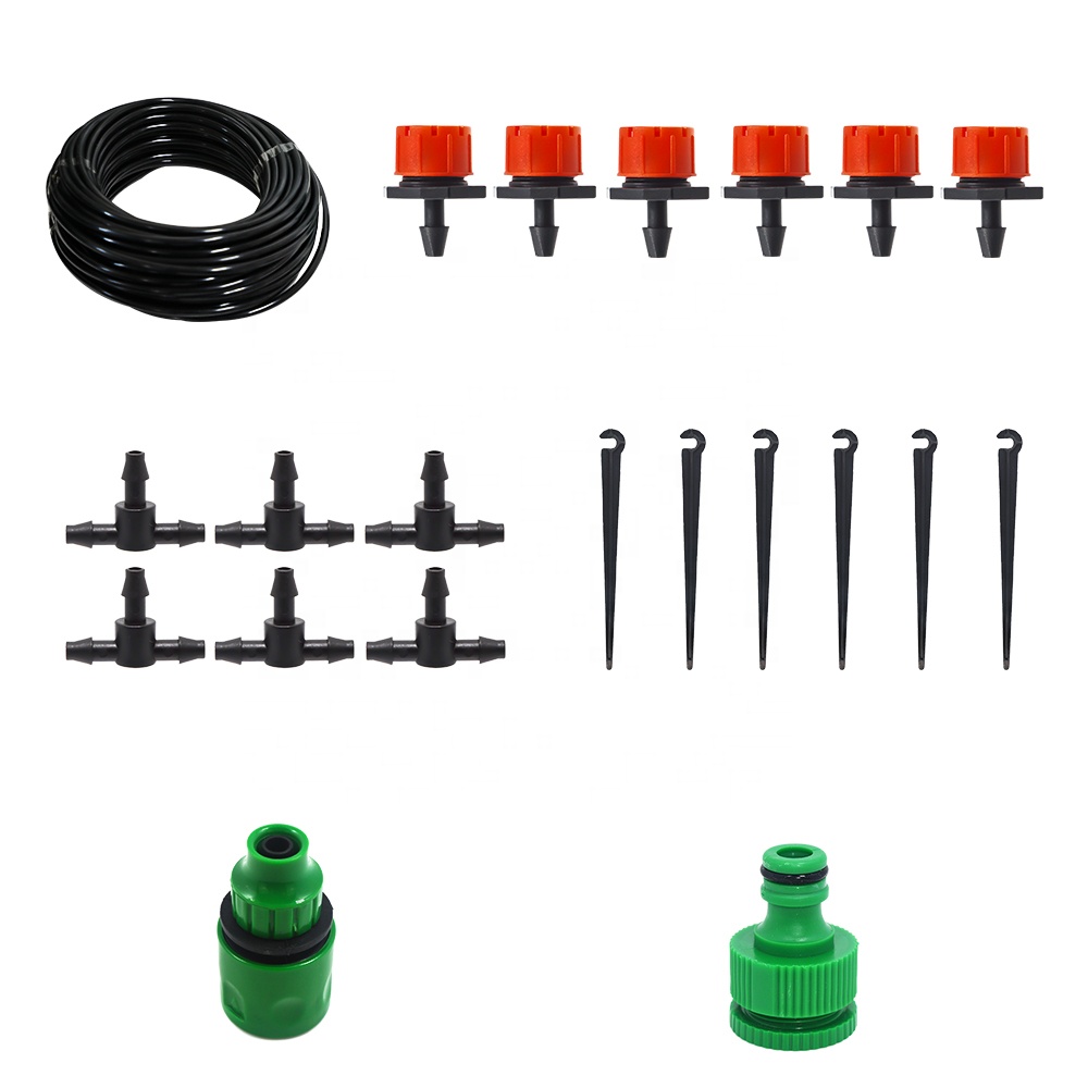 DIY high quality farm agriculture garden home drip irrigation system watering set Automatic irrigation adjustable water flow