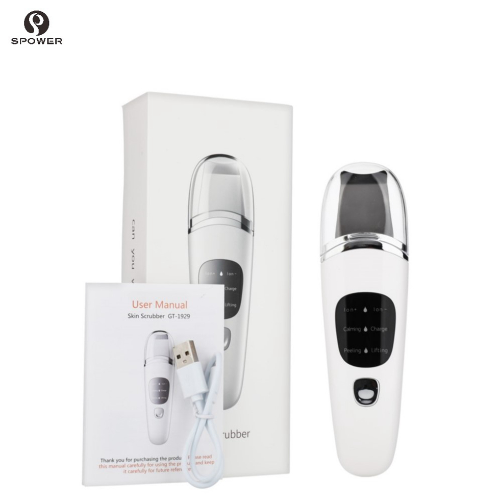 Silicon Scalp Scrub Spatula Face Wood Skin Ultrasonic Cleaning Tool Scrubber Eyco Stainless Steel Facial Cooper