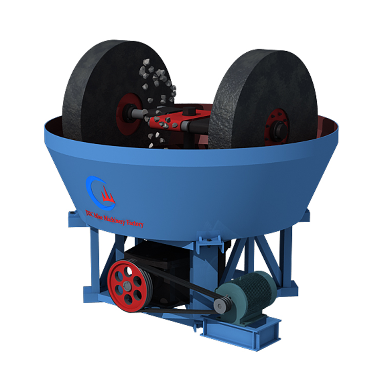 Best Factory Price Double Wheels Grinder 1600 Oxide Rock Stone Gold Mill