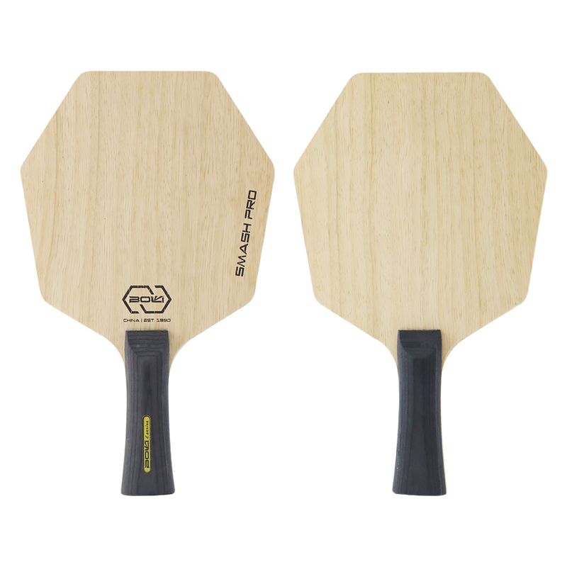 Boli Pure Wood Professional Hexagon Control Table Tennis Paddle Offensive Pingpong Blade