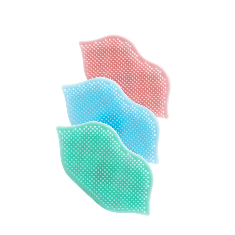 Silicone Lip shape Exfoliating Brush Tool facial wash face spa beauty salon clean Smoother Fuller Lip Appearance Lip Scrub Brush