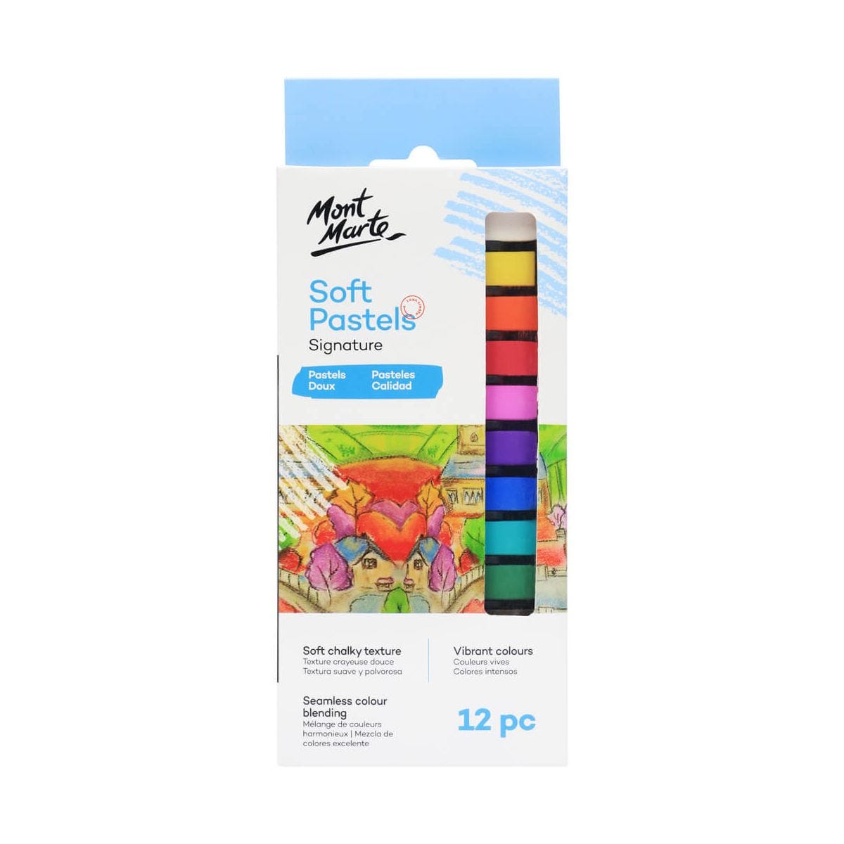 Mont Marte Soft Pastel 12pce