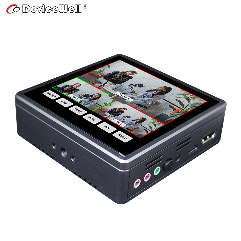 Мини-видеопереключатель Devicewell HDS8102 2-CH 1080P