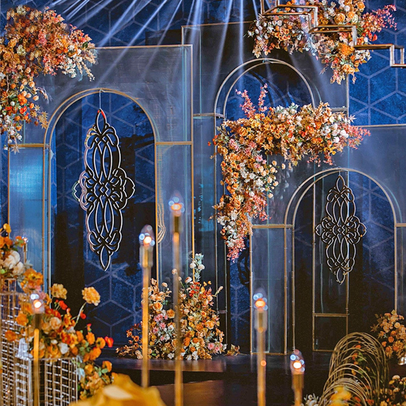 Wedding props crafts Iron arch factory direct sales background outdoor wedding decoration