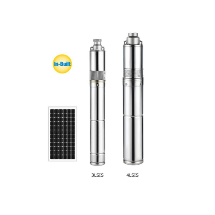In-Built Controller Brushless Solar Powered Borehole Submersible Deep Well Water Pumps