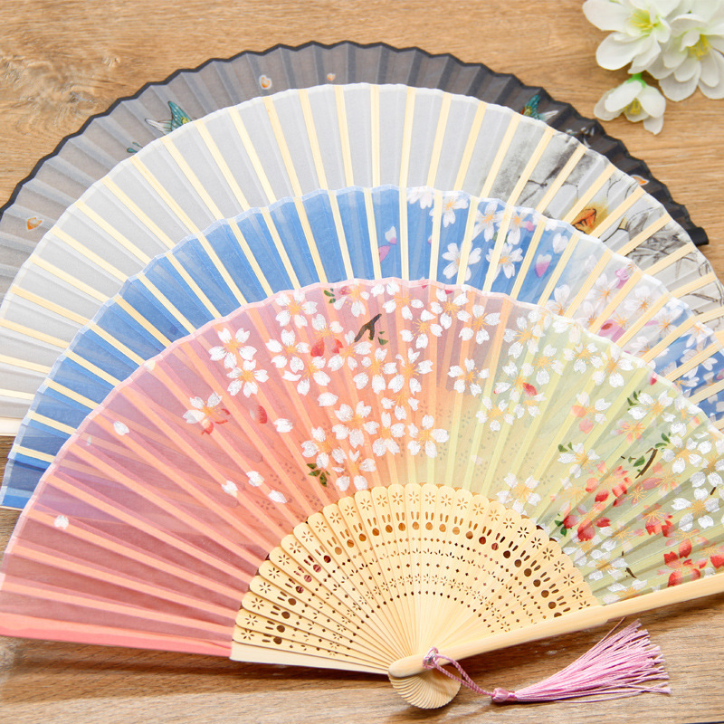 Ancient style student gift fan customization Chinese style small fan