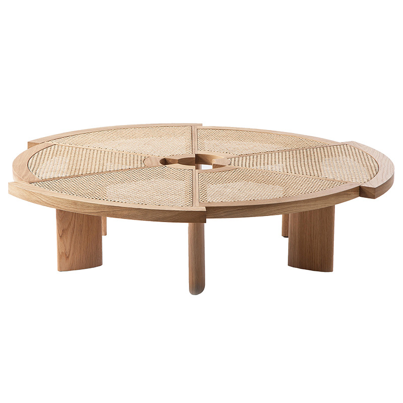 Creative Indonesian rattan Log Leisure art negotiation B & B small apartment tea table