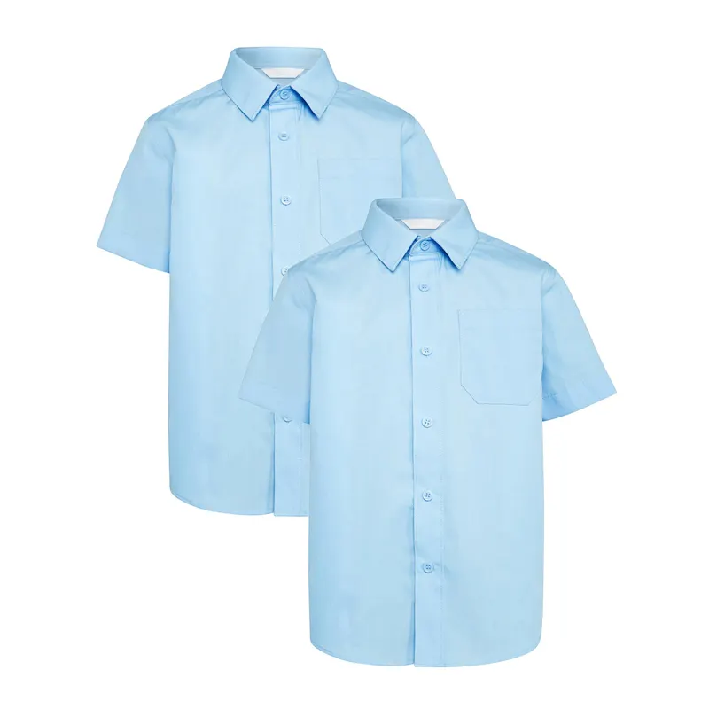Light Blue School Shirt School Uniforms Design With Pictures