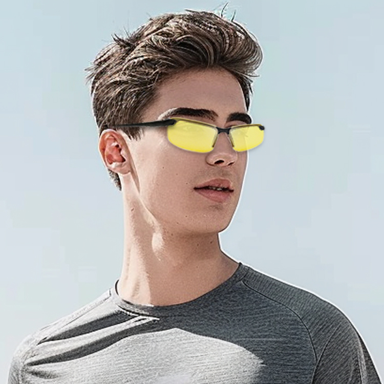 New arrival men's classic car drivers night vision goggles anti-glare polarized sunglasses
