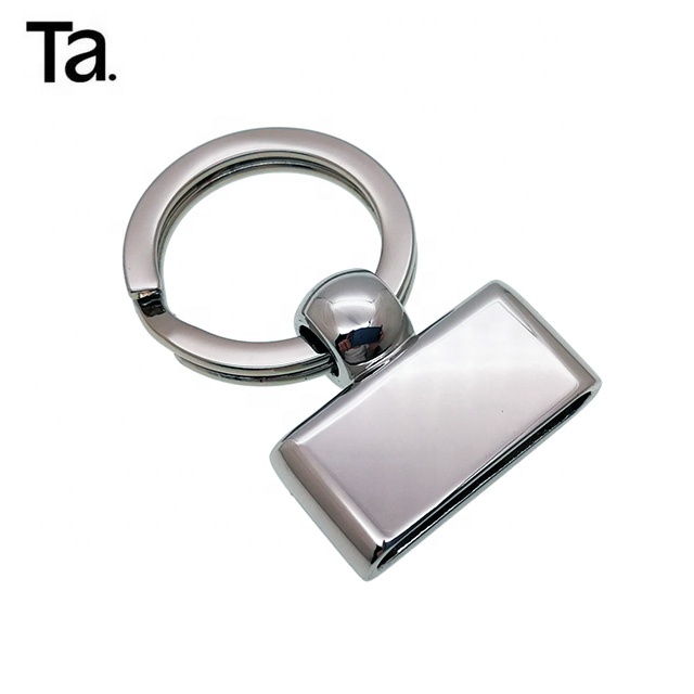 Дешевый Серебристый Брелок для ключей Tanai, фурнитура для DIY брелок из Китая