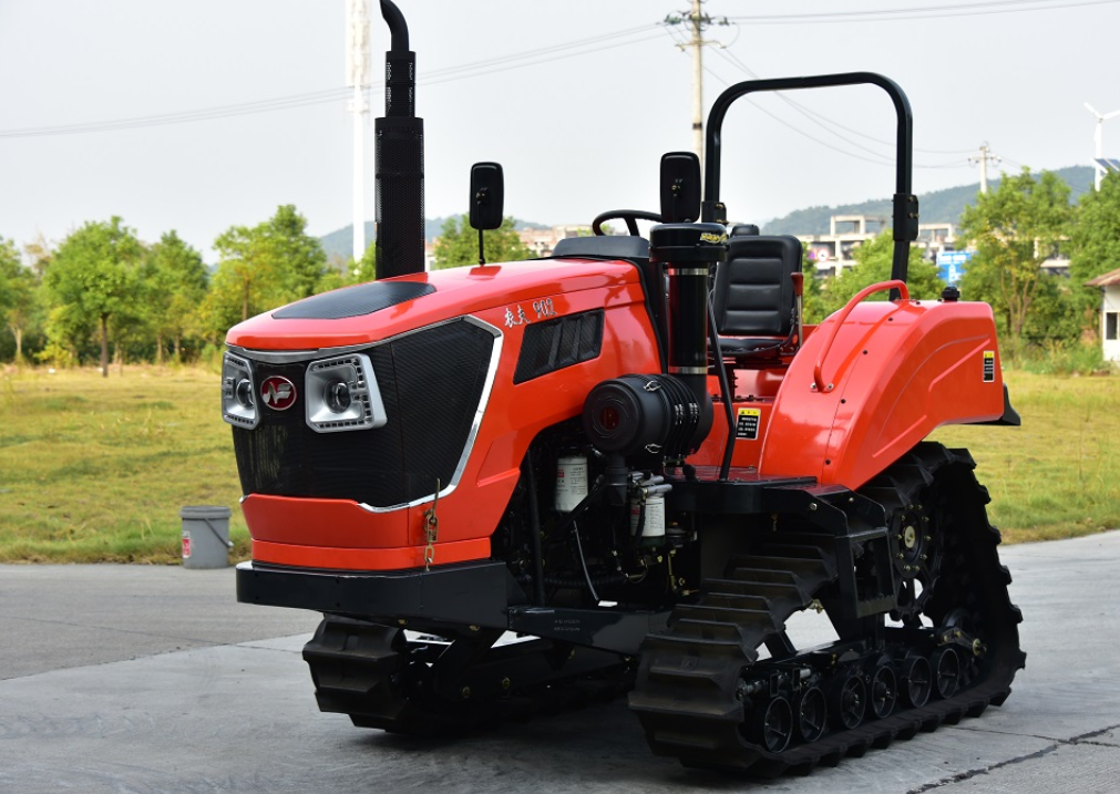 High quality Nongfu rubber crawler paddy field 4WD 90HP tractors