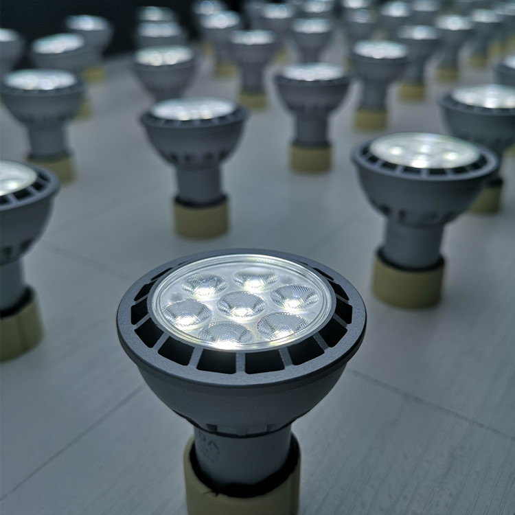Алюминиевый узкий угол луча 5 Вт 7 Вт 6400 к 2700 SMD GU10 светодиодных ламп, LED-GU10
