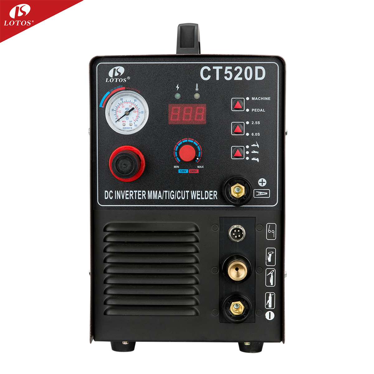 Лотос CT520D 110/220V Многофункциональный переносной металлорежущий станок плазменной резки