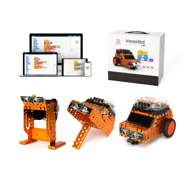 Weeemake STEM образовательный DIY строительный робот набор для детей металлический обучающий программируемый роботический образование