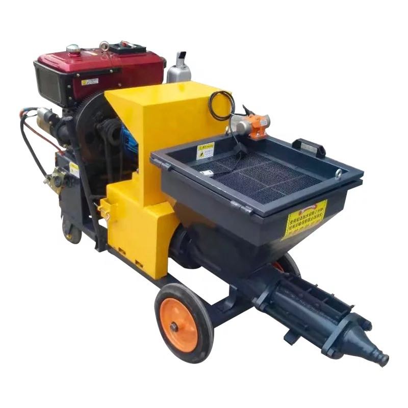 Cement Mortar Plastering Machine Pump Mortar Spray Machine