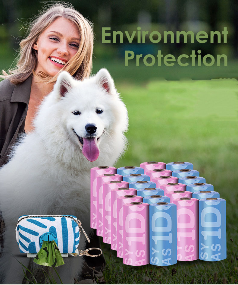 New Arrival Fully Compostable Disposable Poo Bag Customized Pet Biodegradable Dog Poop Bag