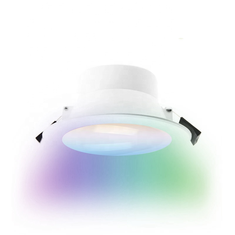 Новое поступление беспроводной пульт дистанционного управления RGB встраиваемые смарт-прожектор с регулируемой яркостью, Wi-Fi, Tuya светильники